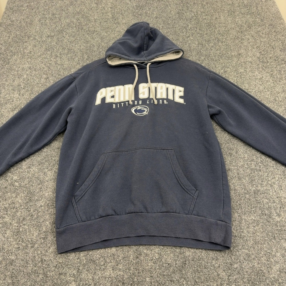 Penn State Knights Apparel‎ Hoodie Mens M Blue Cotton Poly Nittany Lions NCAA